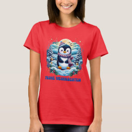 Winter Niedlich Pinguin T - Shirt