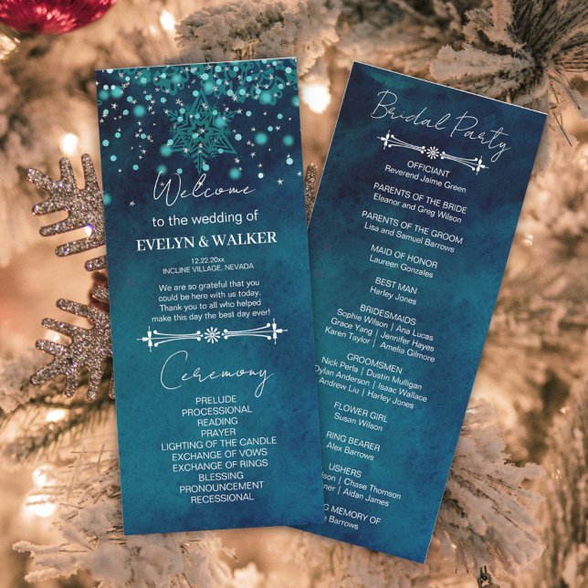 Winter Night Wedding Programm (Von Creator hochgeladen)