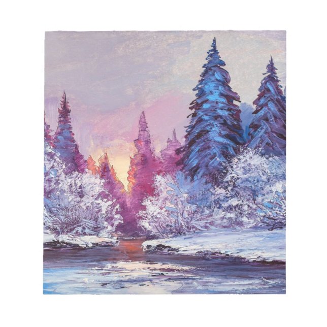 Winter Notizblock (Vorderseite)