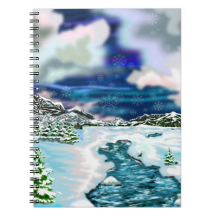 Winter Notizblock