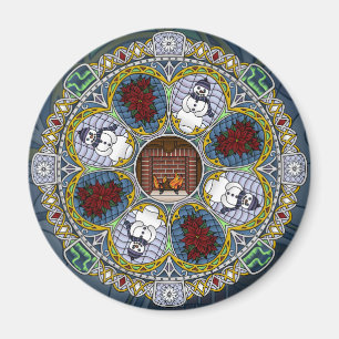 Winter Nouveau Magnet