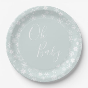 Winter Oh Baby Tellers Kleines Snowflake Baby Pappteller