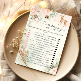 Winter Oh Deer Mommy oder Daddy Baby Duschgame