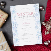 Winter Onederland 1. Geburtstag Girl Snowflake