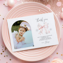 Winter Onederland 1. Geburtstagswohnung Dankeschön Dankeskarte