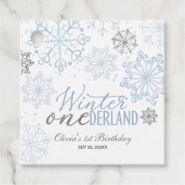 Winter Onederland 1st Birthday  Geschenkanhänger