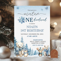 Winter Onederland Artic Animes erster Geburtstag