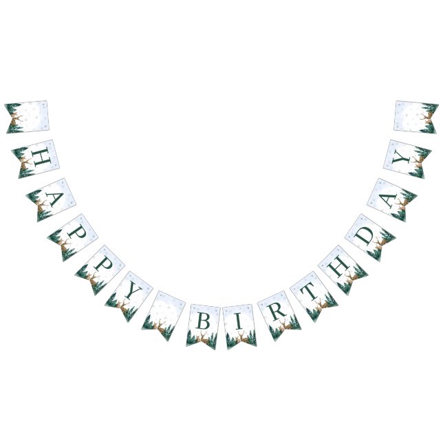 Winter ONEderland Birthday Banner (Alle)