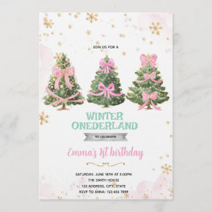 Winter-Onederland-Bogenbaum-Einladung Einladung