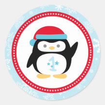 Winter ONEderland Erster Geburtstag Pinguin