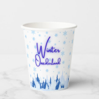Winter-Onederland-Erstgeburtstags-Partybecher Pappbecher