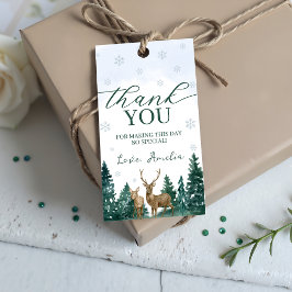 Winter ONEderland Favor Tag Geschenkanhänger