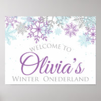 Winter Onederland Geburtstag Begrüßungszeichen Lil