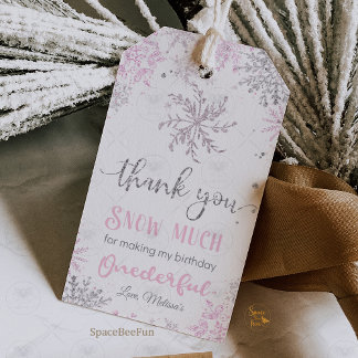 Winter Onederland Geburtstag Geschenkanhänger