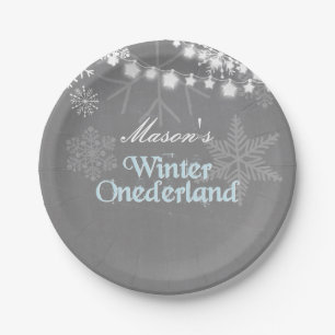 Winter onederland pappteller