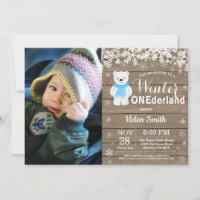 Winter Onederland Polar Bear Boy 1. Geburtstag