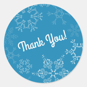 Winter Onederland Snowflake Kid 1. Geburtstag Part Runder Aufkleber