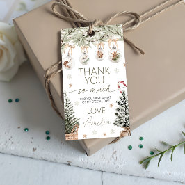 Winter Onederland Thank You Tag Geschenkanhänger