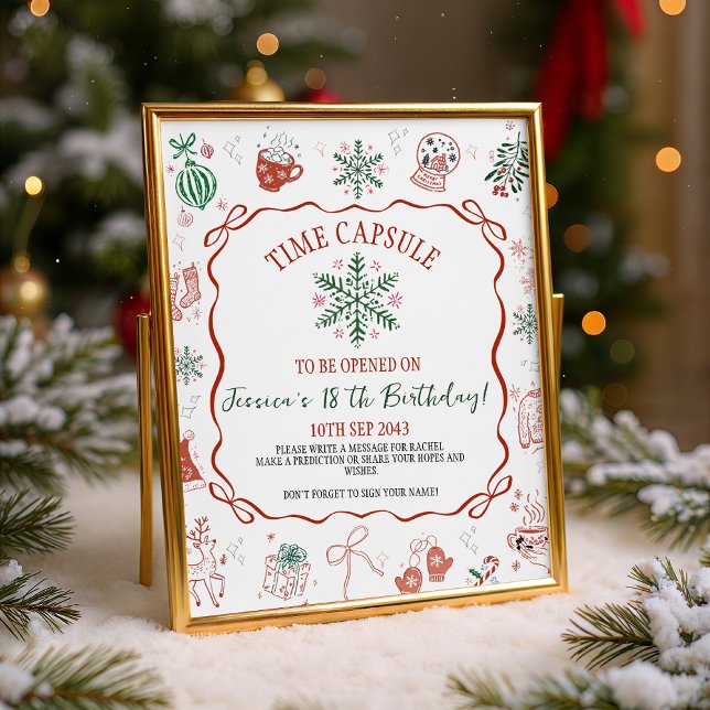 Winter ONEderland Time Capsule Sign Sockelschild (Von Creator hochgeladen)