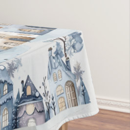Winter Onederland Weihnachtshäuser Geburtstag Tischdecke
