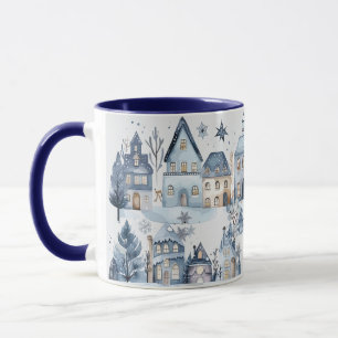 Winter Onederland Weihnachtshäuser Tasse