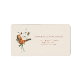 Winter Orange Scheiben getrocknet Citrus Cinnamon  Adressaufkleber