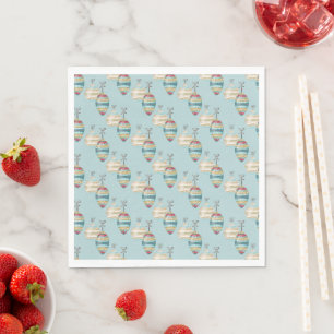 Winter-Ornament-Weihnachtsservietten Serviette