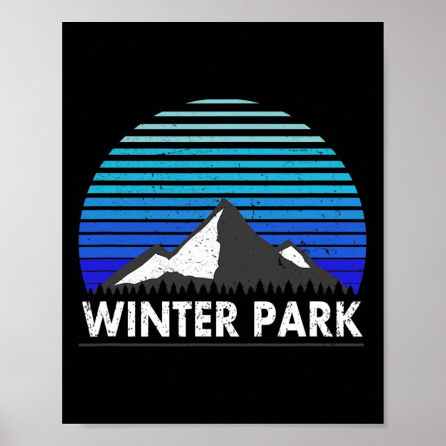 Winter Park Colorado Bluebird Mountain  Poster (Vorne)