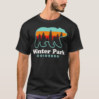Winter Park Colorado Ferien Bärenbäume T-Shirt