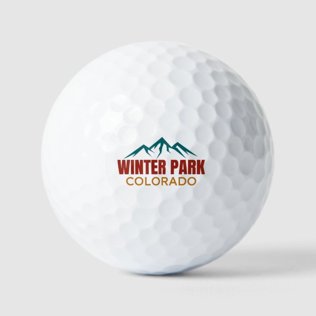 Winter Park Colorado Golfball (Vorderseite)