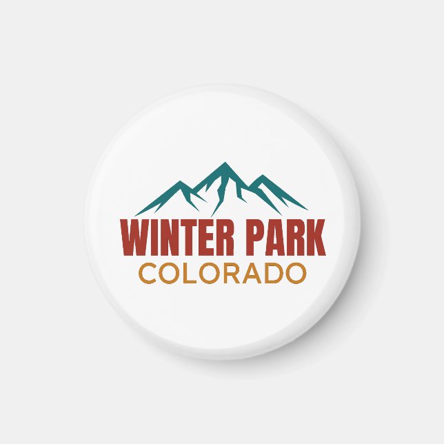 Winter Park Colorado Magnet (Vorne)