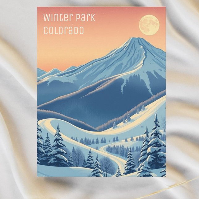 Winter Park colorado Skiurlaub Postkarte (Von Creator hochgeladen)