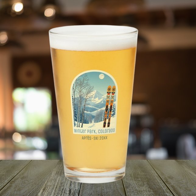 Winter Park Colorado Urlaubskurort Bier Glas (Von Creator hochgeladen)