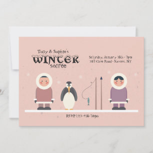 Winter-Party Einladung