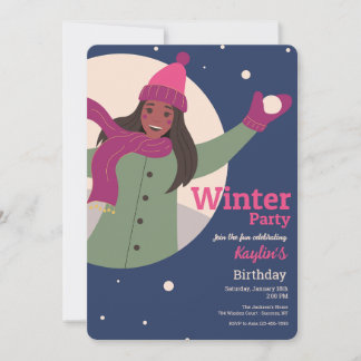 Winter-Party Einladungen