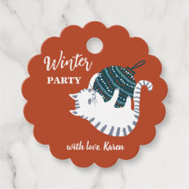 Winter Party Weihnachtsspielzeug Cat Geschenk Geschenkanhänger