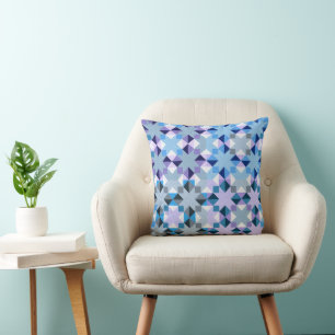 Winter-Patchwork-Star Kissen