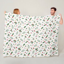 Winter Pattern Design Fleece Blanket