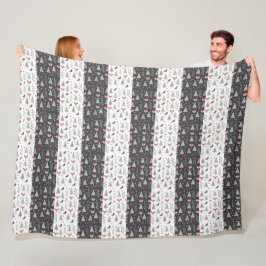 Winter Pattern Design Fleece Blanket