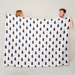 Winter Pattern Design Fleece Blanket