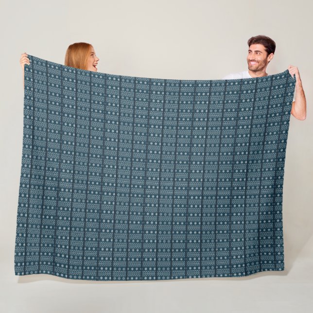 Winter Pattern Design Fleece Blanket (Beispiel)