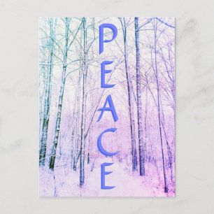 WINTER PEACE3 LIGHT POSTCARD POSTKARTE