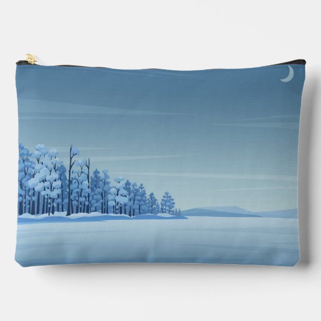 Winter Peace Accessory Pouch Reisebeutel Zubehörtasche (Vorderseite)