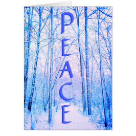 WINTER PEACE BRIGHT CARD
