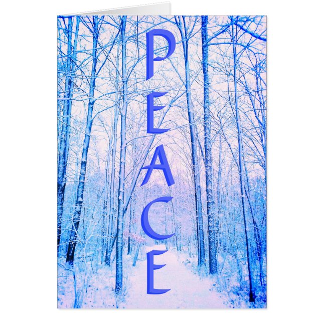 WINTER PEACE BRIGHT CARD (Vorne)
