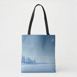 Winter Peace Shopping Errand Tote Bag