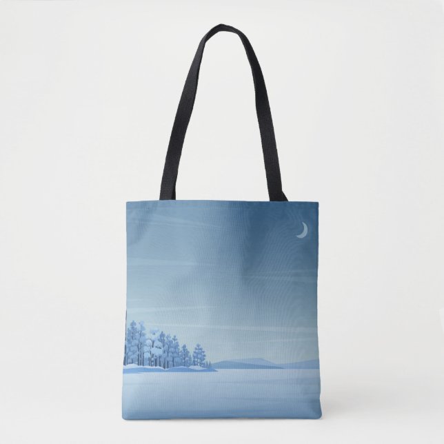 Winter Peace Shopping Errand Tote Bag (Vorderseite)