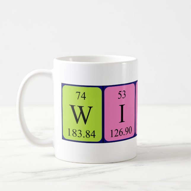 Winter Periodenname Tasse (Links)
