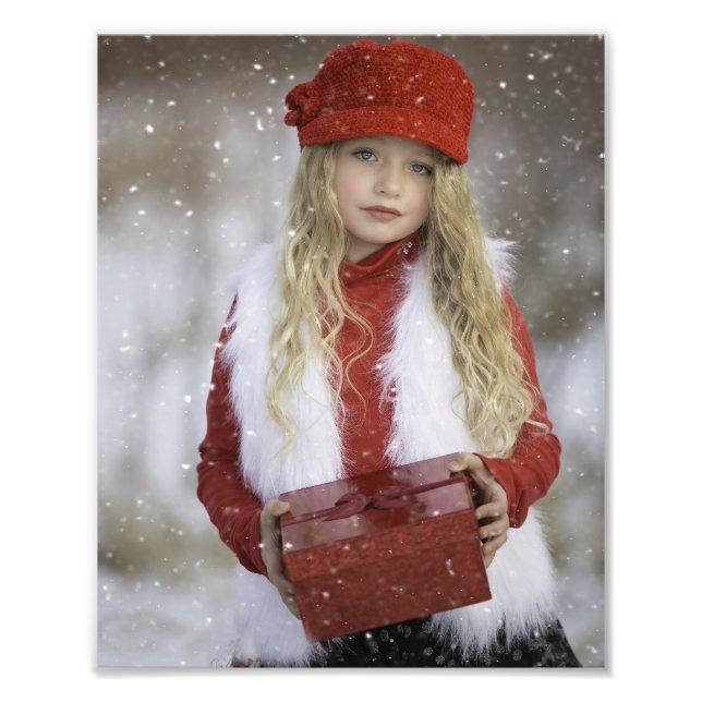Winter personalisieren Vorlage 8 x 10 für Frame Fotodruck (Vorne)