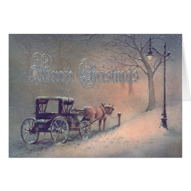 WINTER-PFERD u. BUGGY durch SHARON SHARPE (Vorderseite (Horizontal))